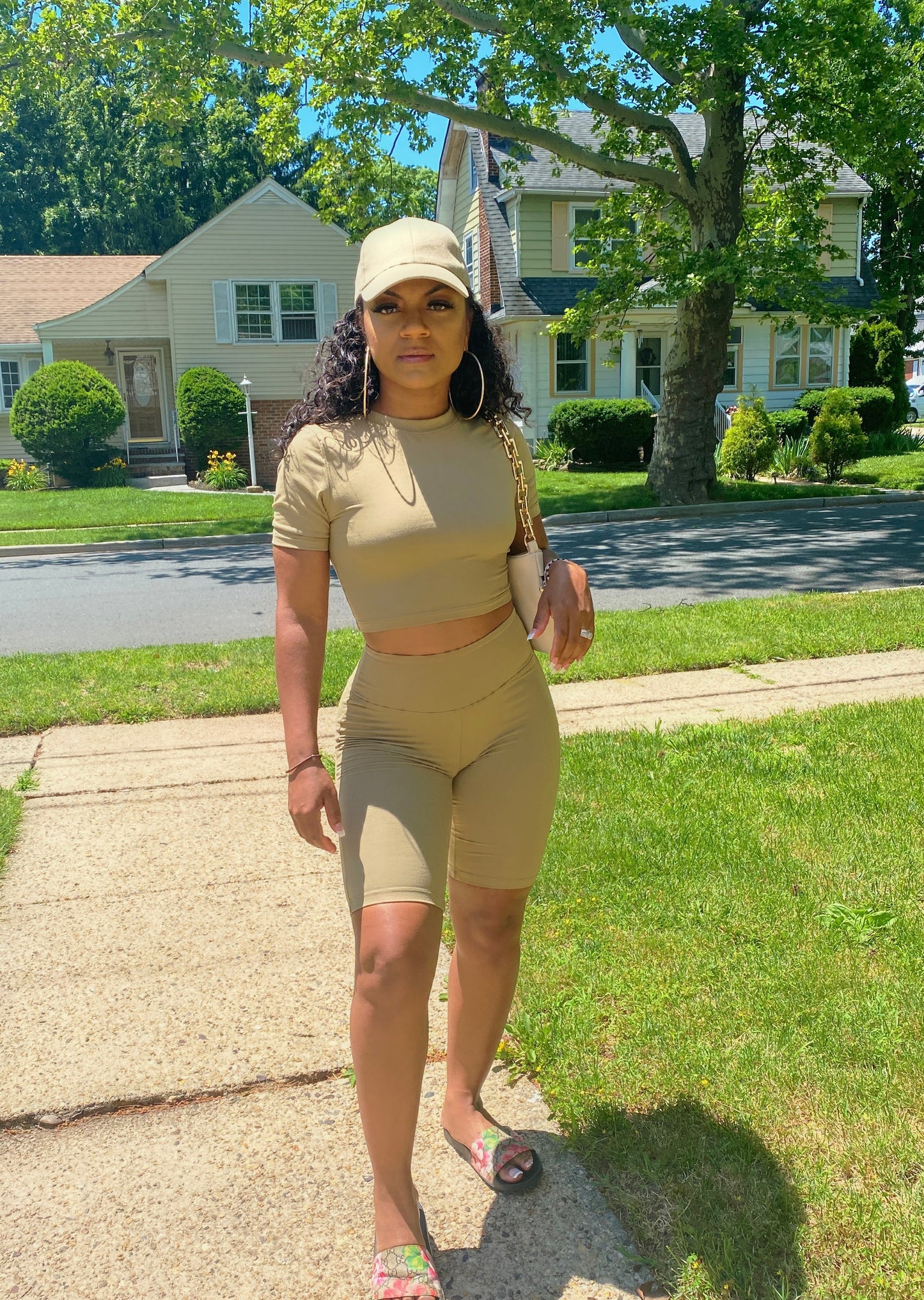 Khaki Two Piece