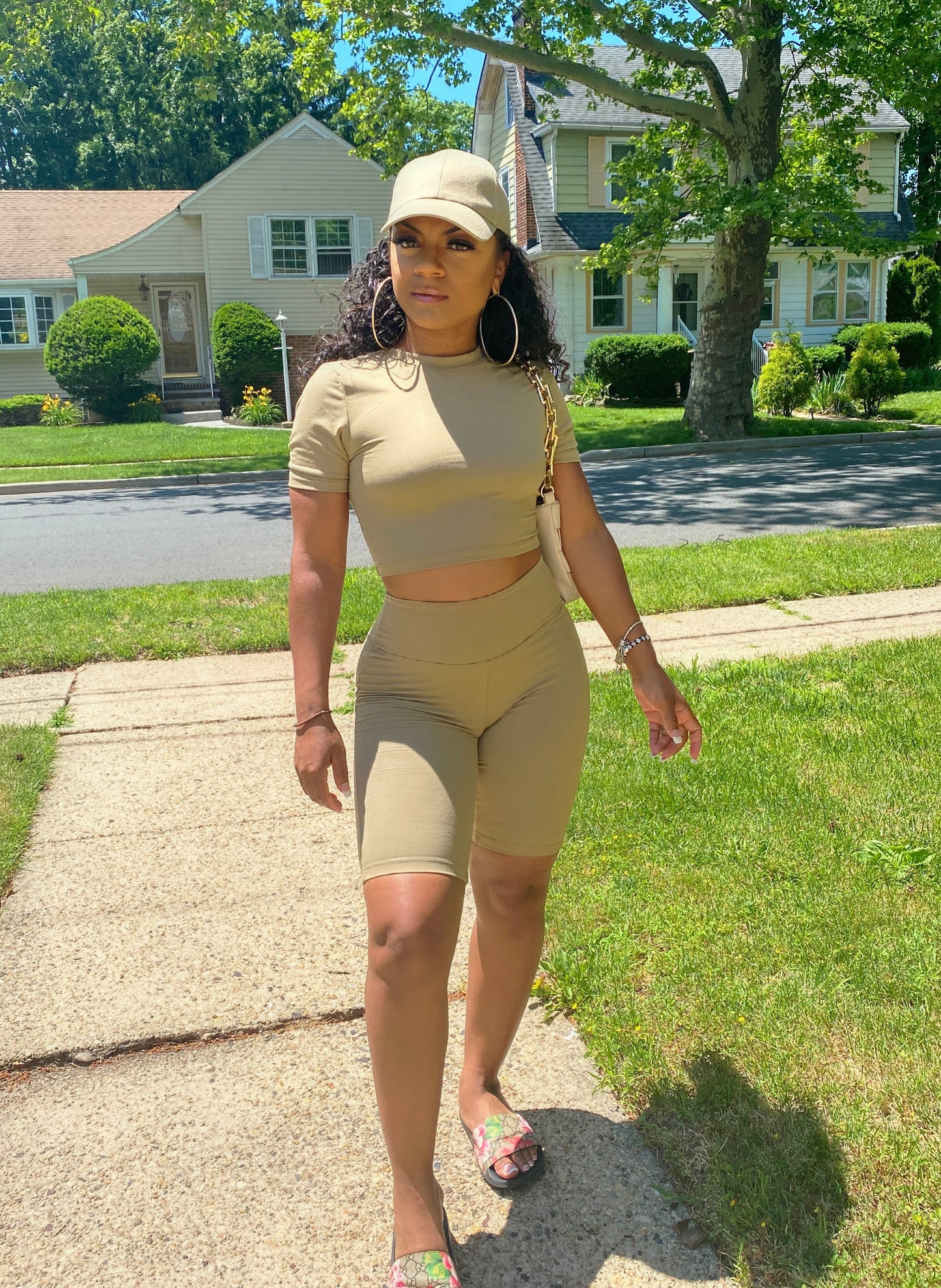 Khaki Two Piece